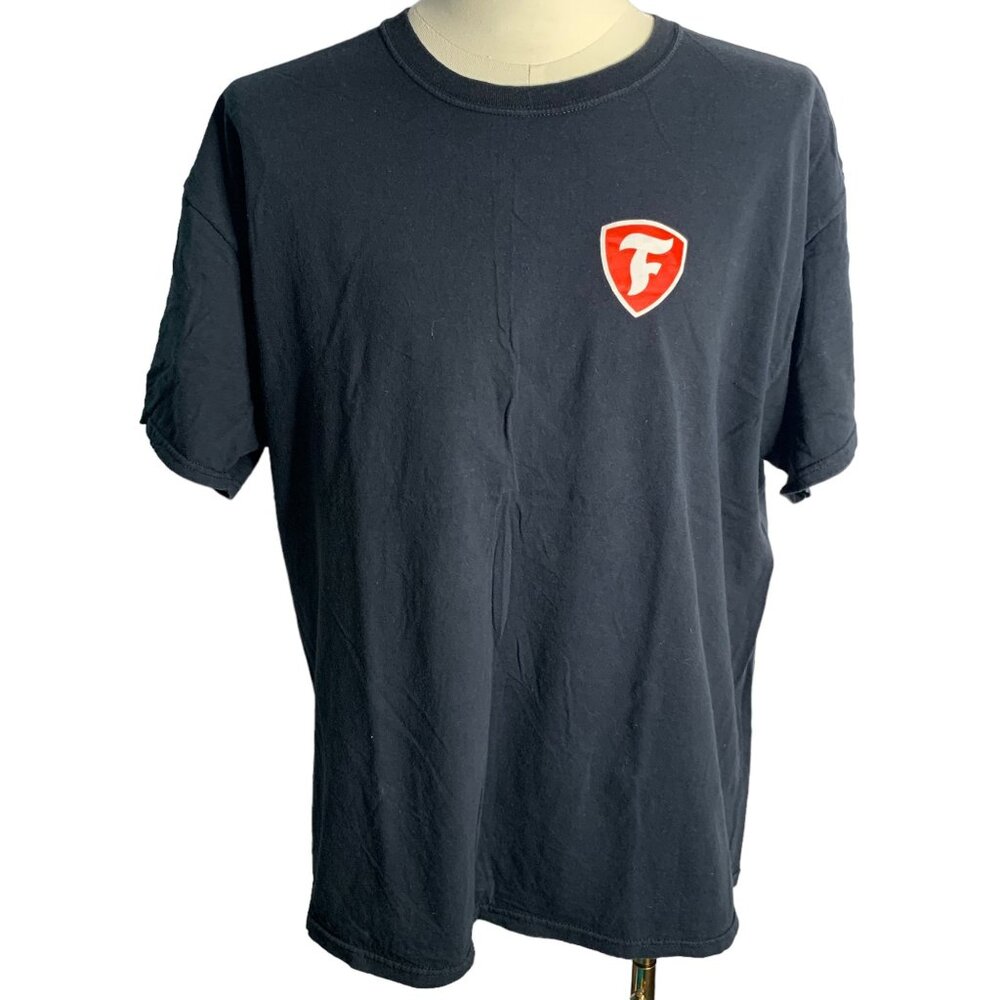 Firestone Graphic Crewneck T Shirt XL Black Shield Short Sleeve Heavy Cotton